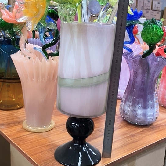 无铅玻璃花瓶高40厘米口径15厘米