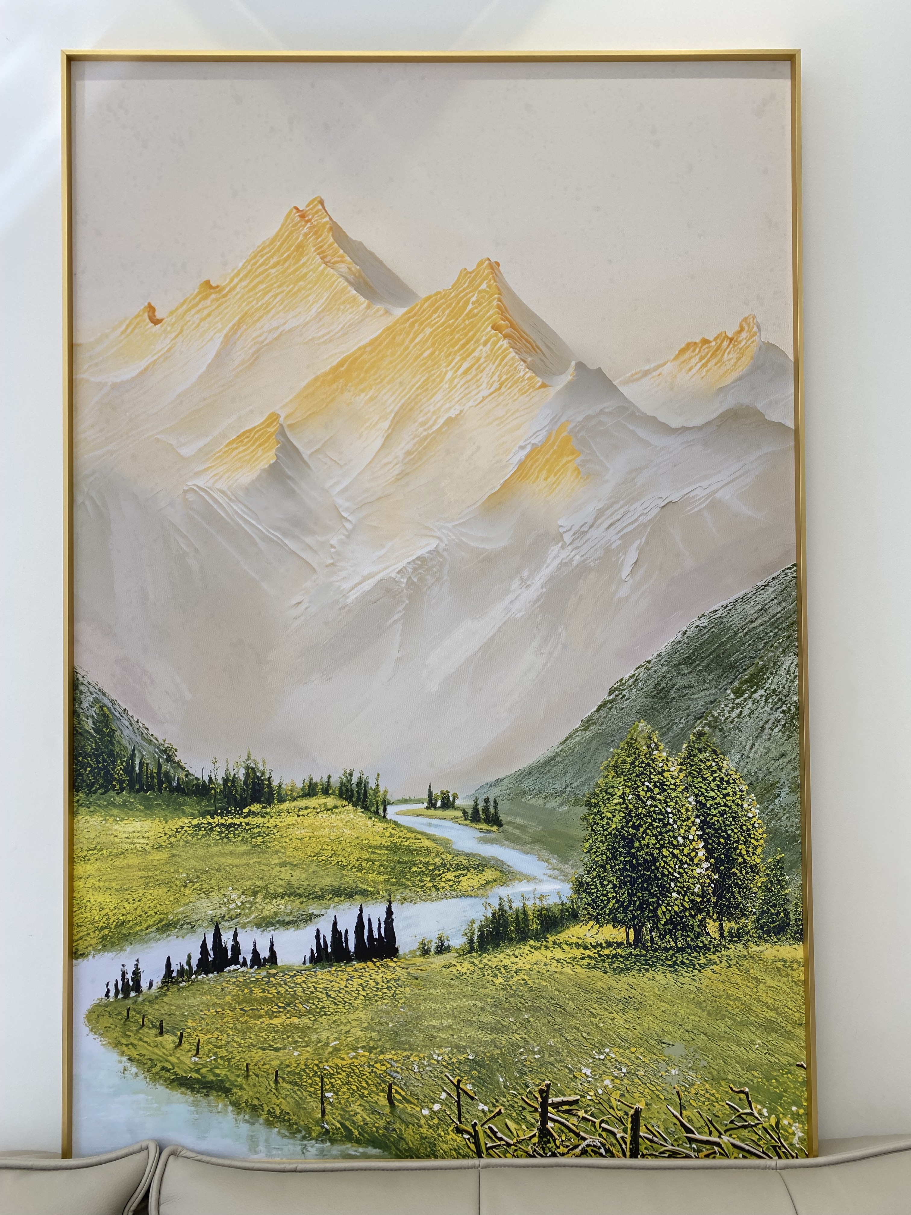 北欧仿油画客厅沙发装饰画简约风餐厅壁画小清新玄关房间走廊挂画