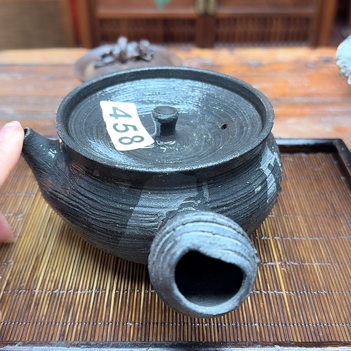 纯手工制作粗陶茶具