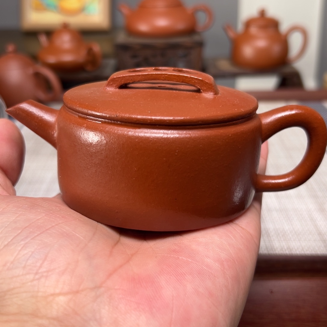 壶紫砂微瑕茶壶款