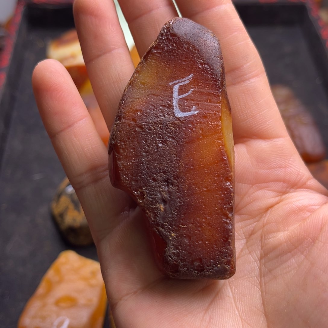 定制琥珀未镶嵌琥珀蜜蜡原石定制