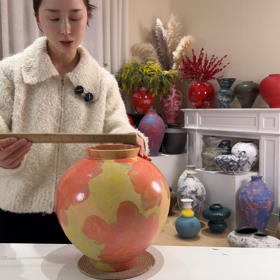 摆件花瓶口12高29闪拍101