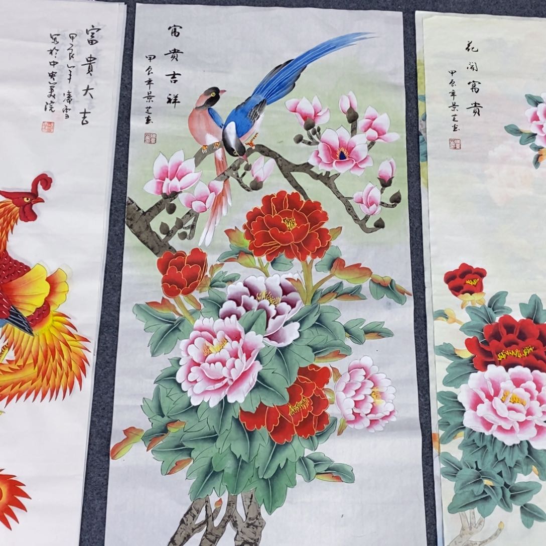 国画尺寸100✖️50三尺画画画