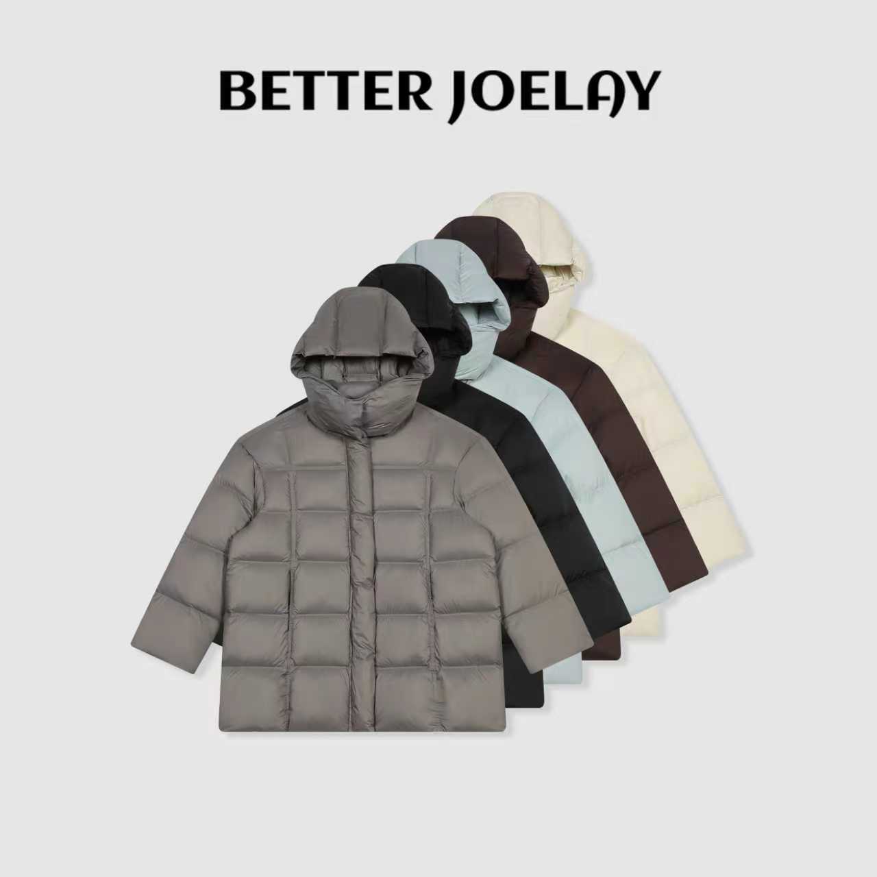 BETTER JOELAY-【六格】90白鸭绒羽绒服休闲通勤风ZYD117