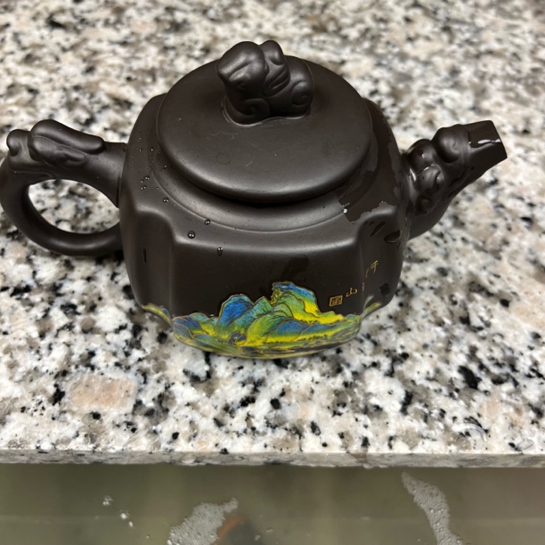 千里江山变色凤鸣壶