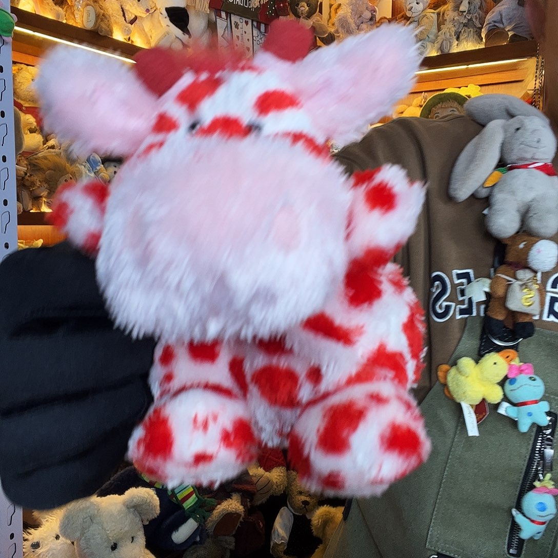 8***-毛绒红长颈鹿russ