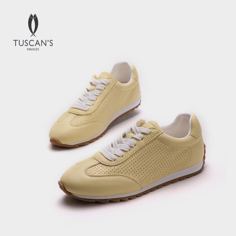 TUSCAN'S日常百搭德训鞋舒适透气休闲鞋经典平底女鞋时代双鱼