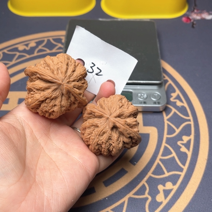 文玩核桃把件48大粗筋