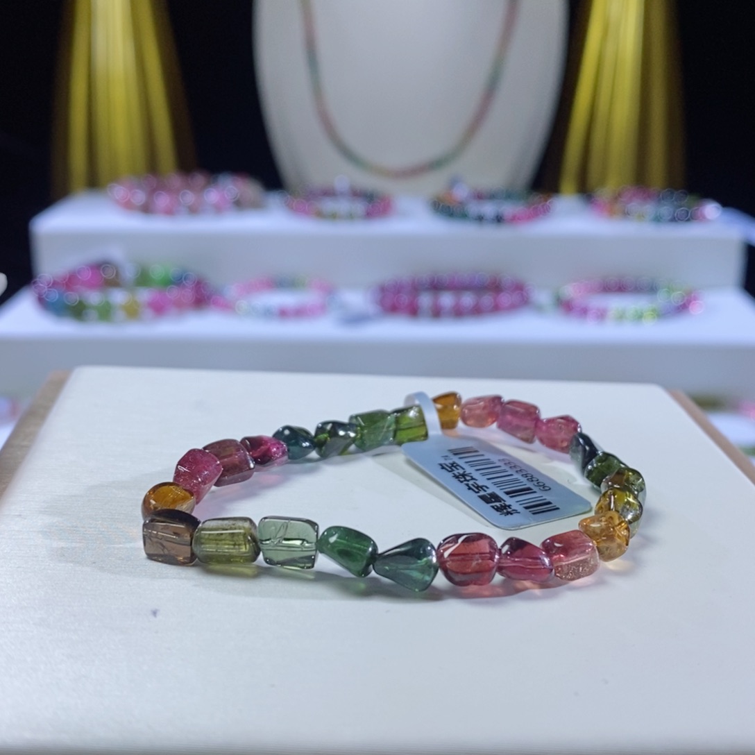 碧玺手链未镶嵌随行