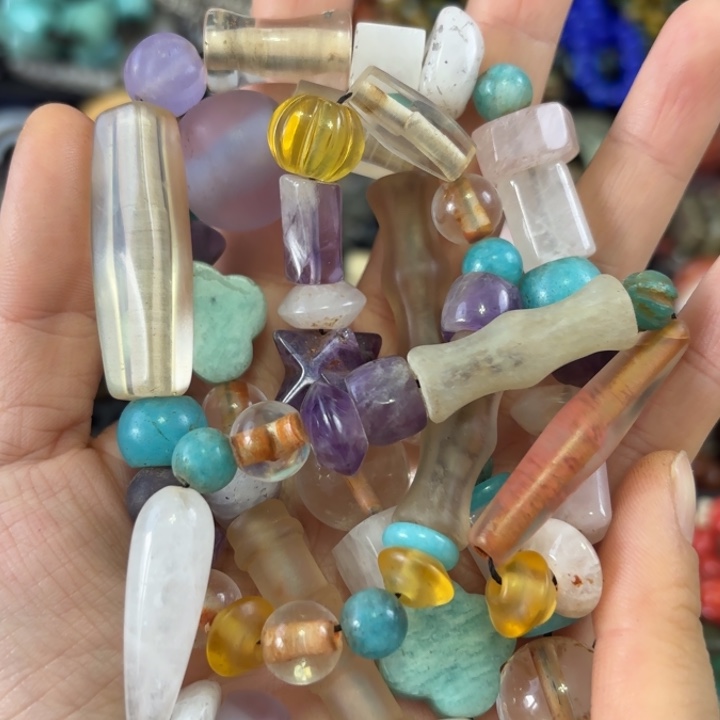 D***猫玛瑙/玉髓未镶嵌颈饰