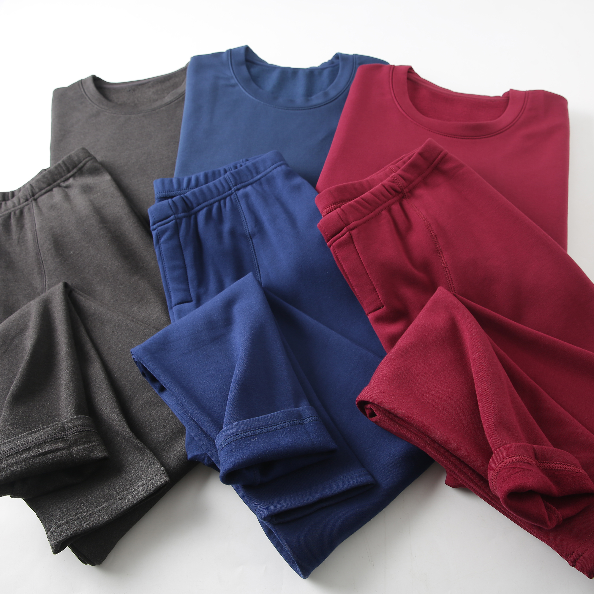 儿童腈纶莫代尔棉加厚男士保暖套装