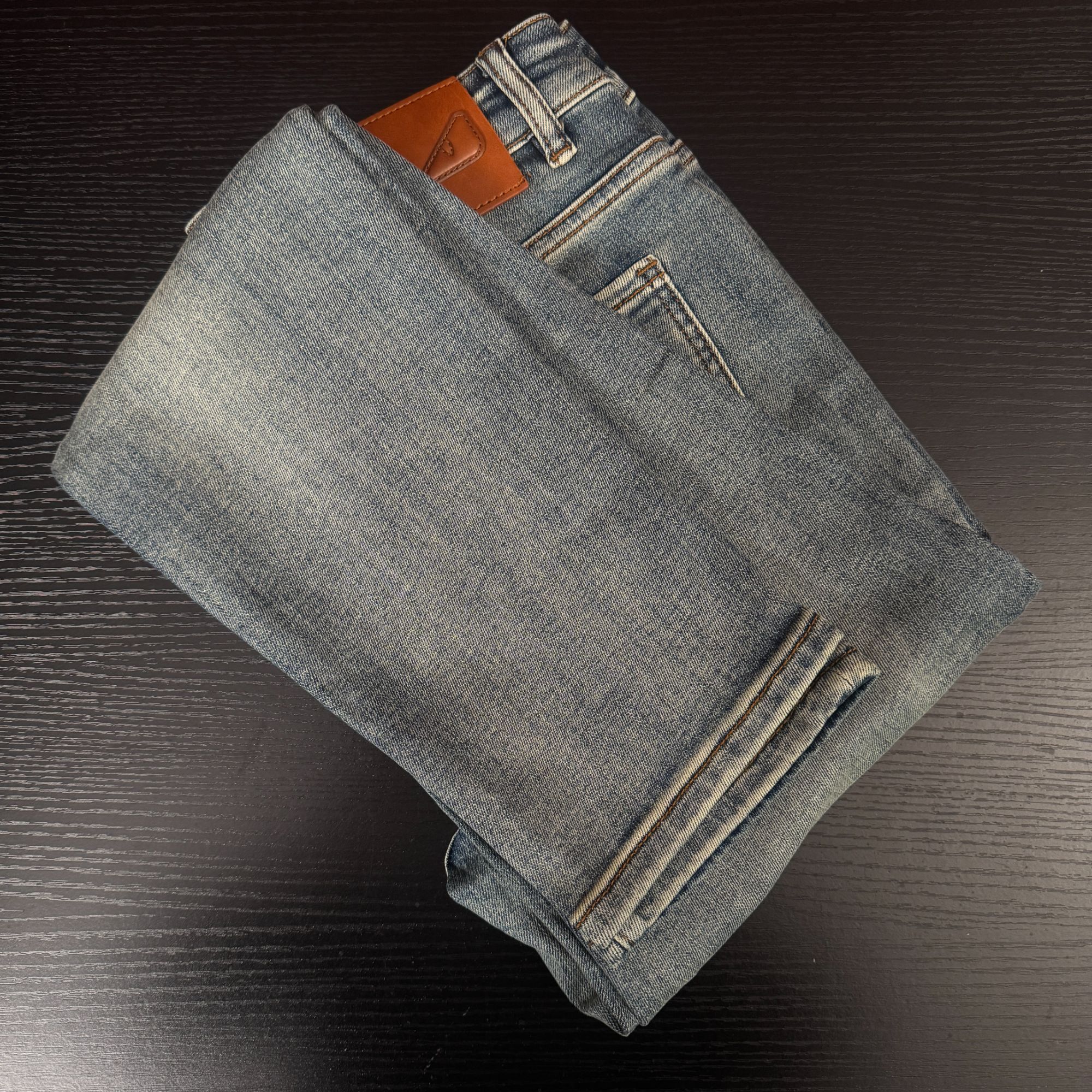 【LW专属】修身小直筒牛仔裤男士秋冬新款百搭显瘦欧版休闲长裤子