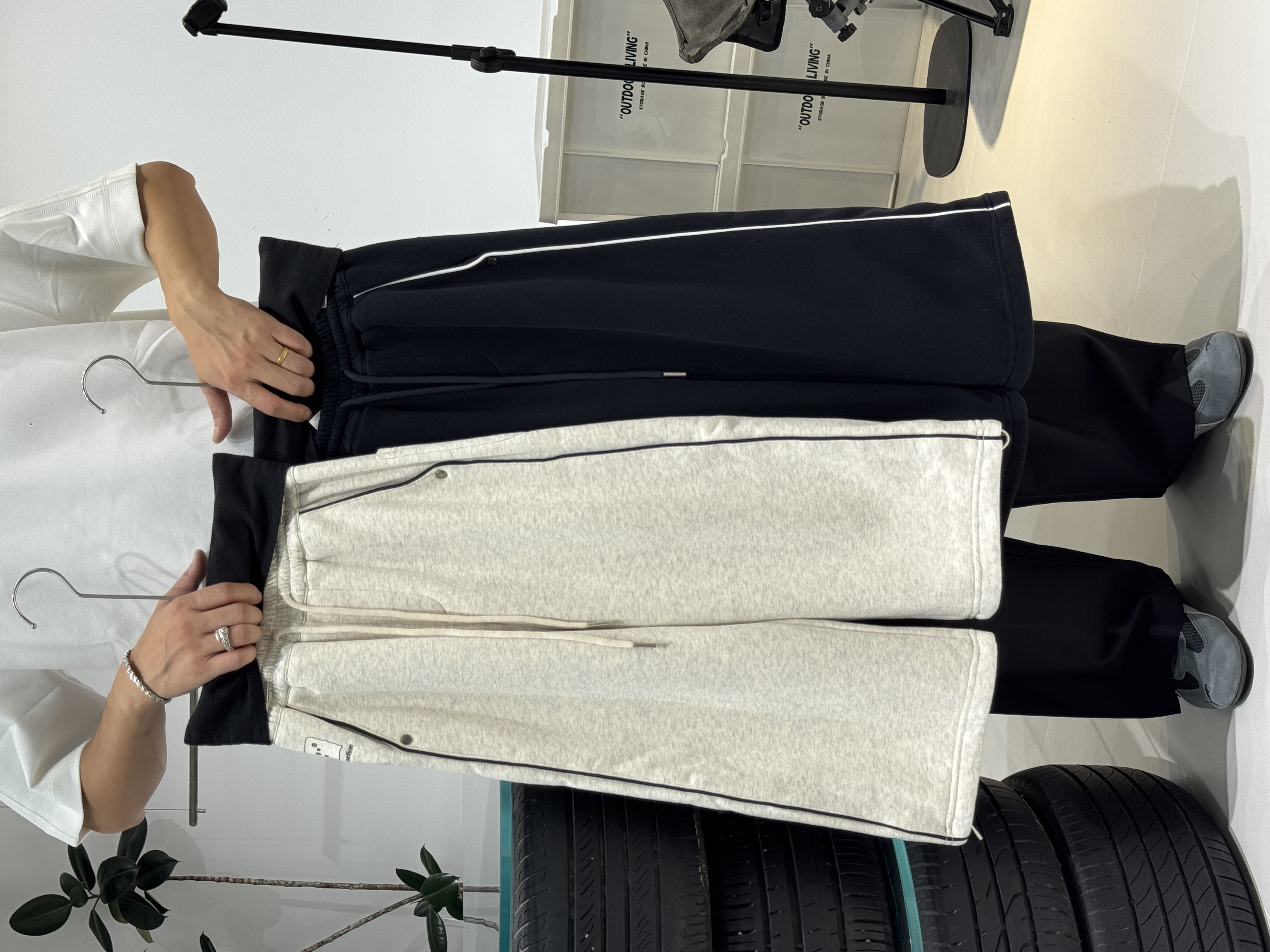 南梦自制-2025冬【形】男女童时尚宽松加绒休闲裤