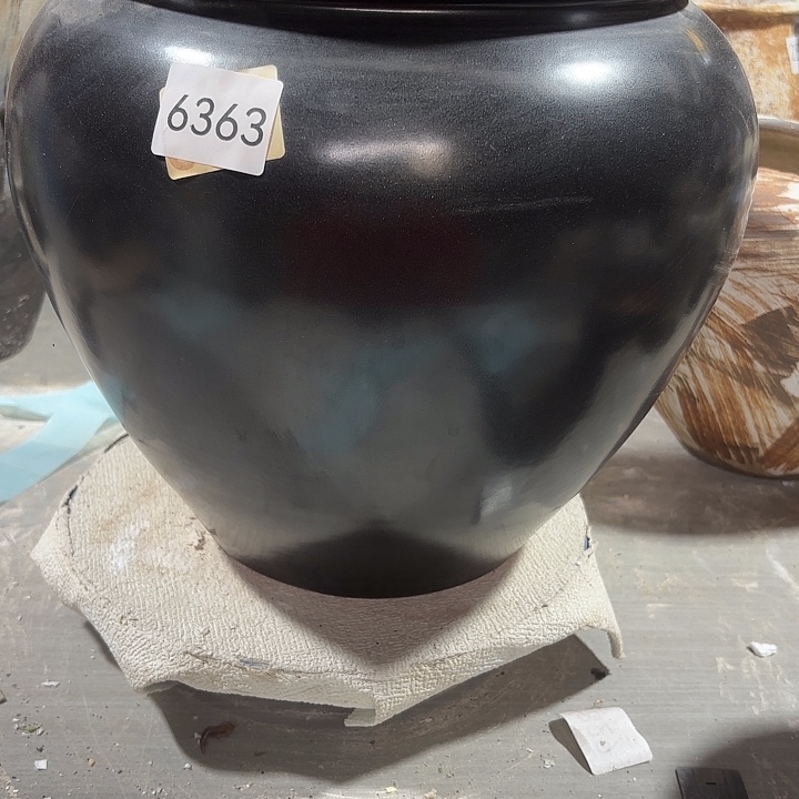 陶摆件6363景德镇有孔，