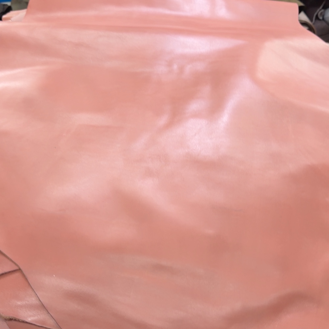 皮革粉色植鞣皮头层牛皮