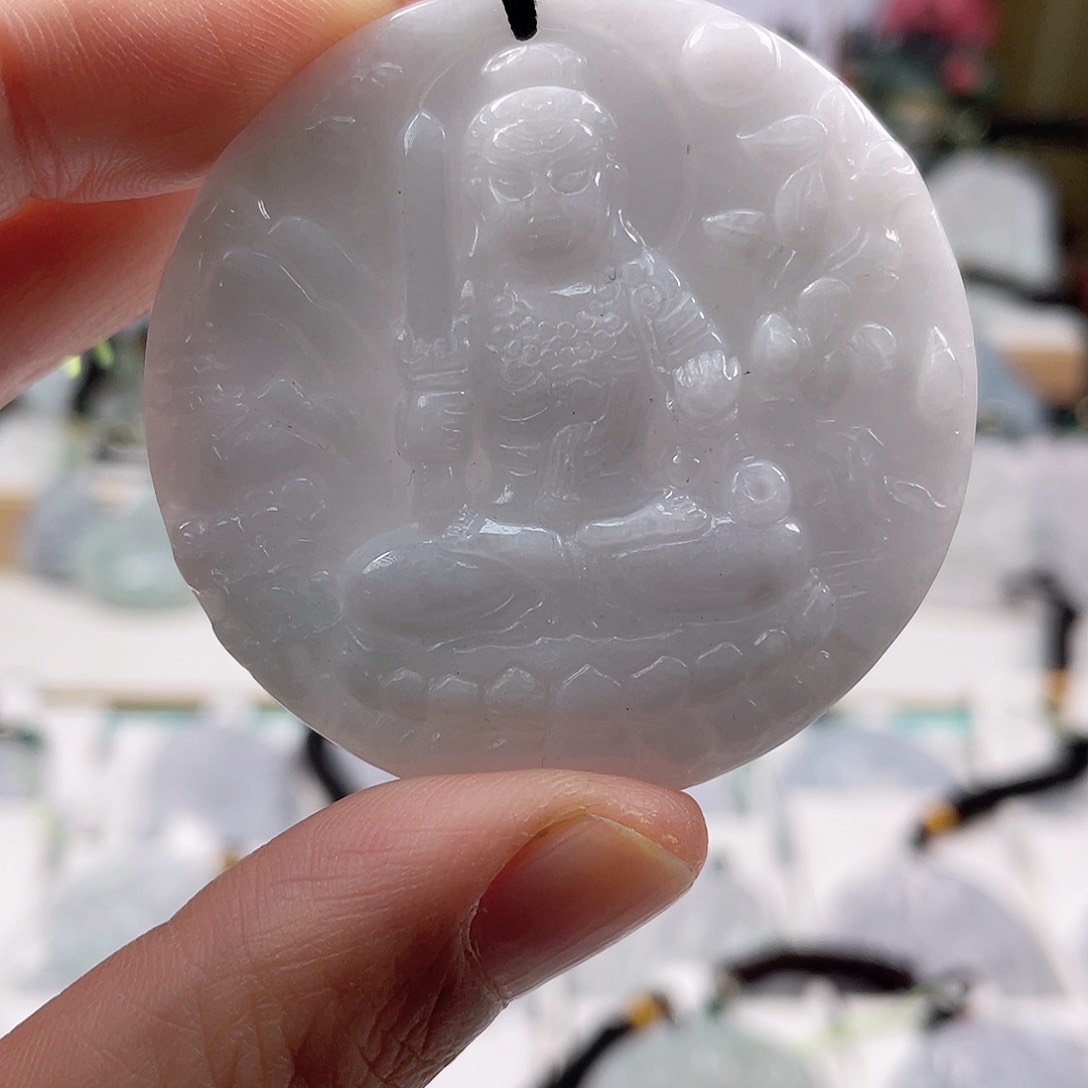 翡翠颈饰未镶嵌0922挂件微瑕