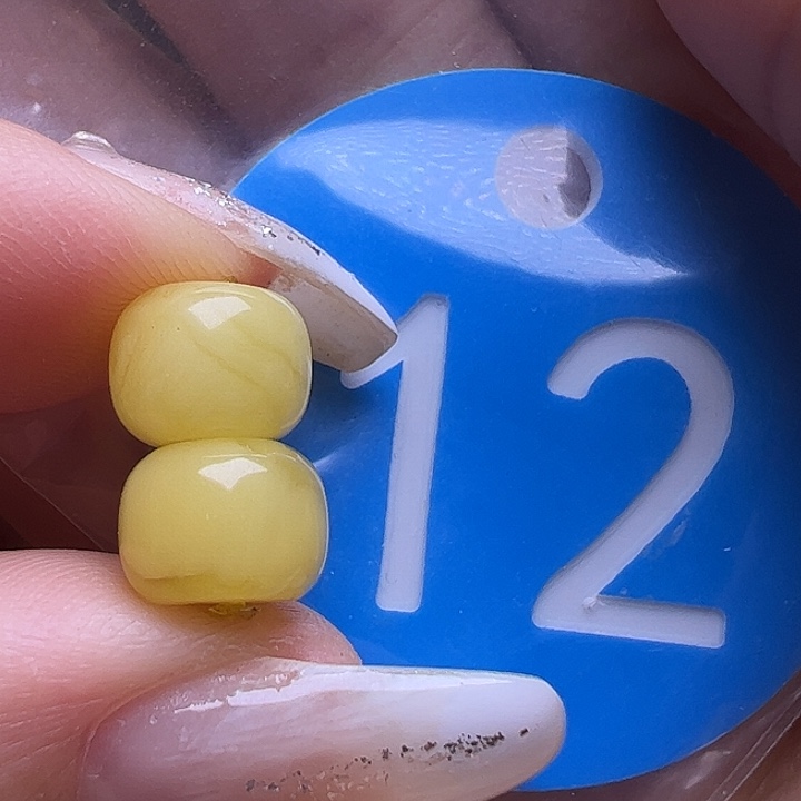 未镶嵌蜜蜡裸石8mm老型