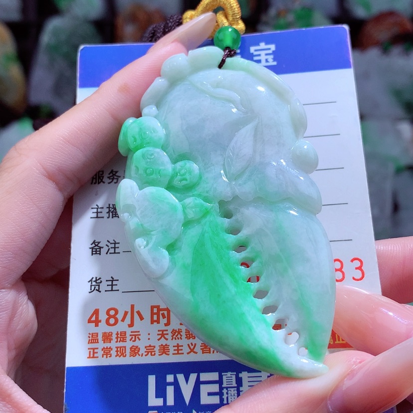 【闪购商品】翡翠颈饰未镶嵌挂件
