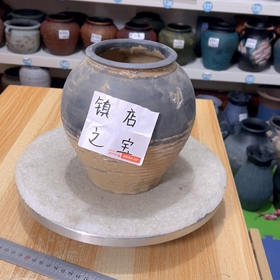 红陶手工制作工艺花盆