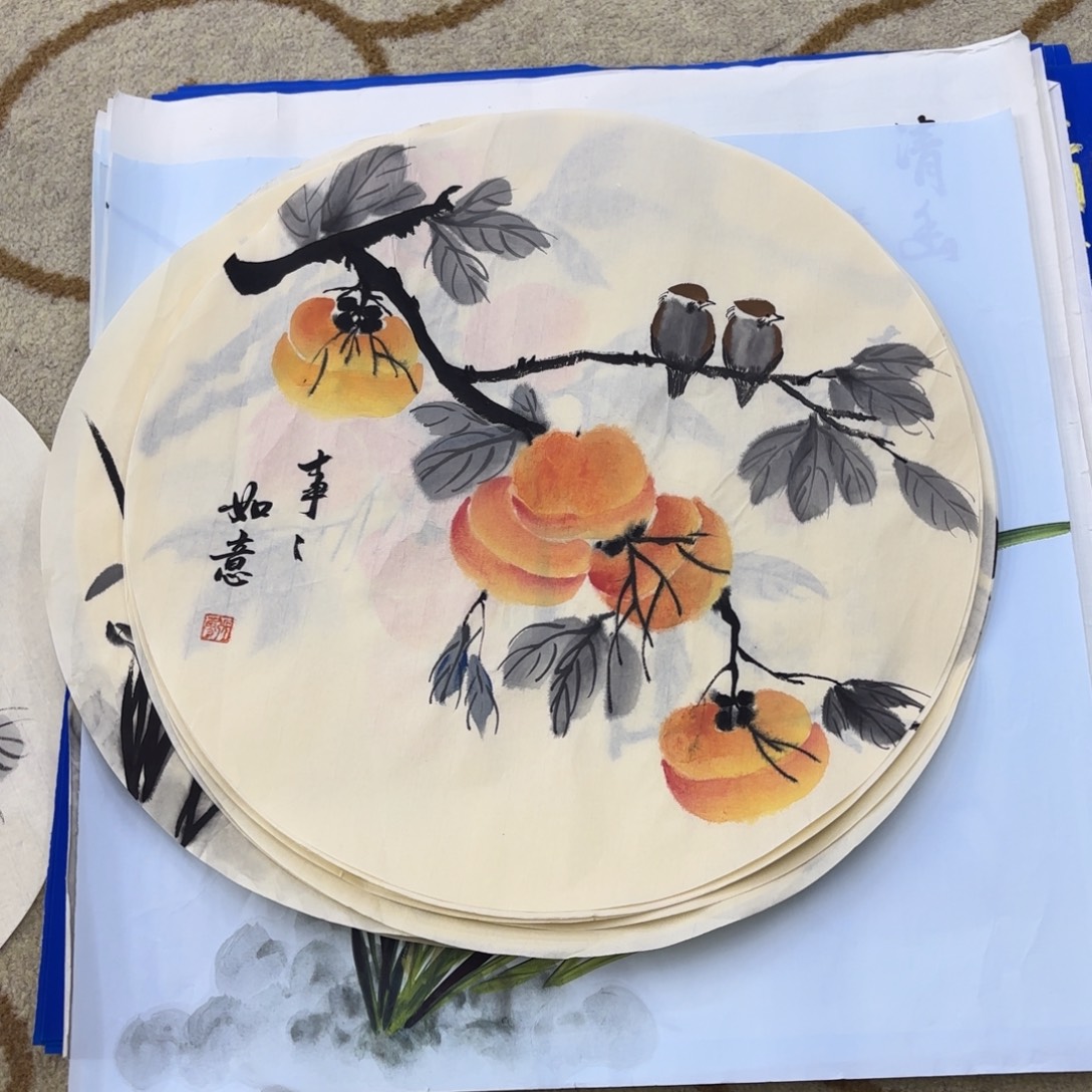 国画张雪老师作品刘