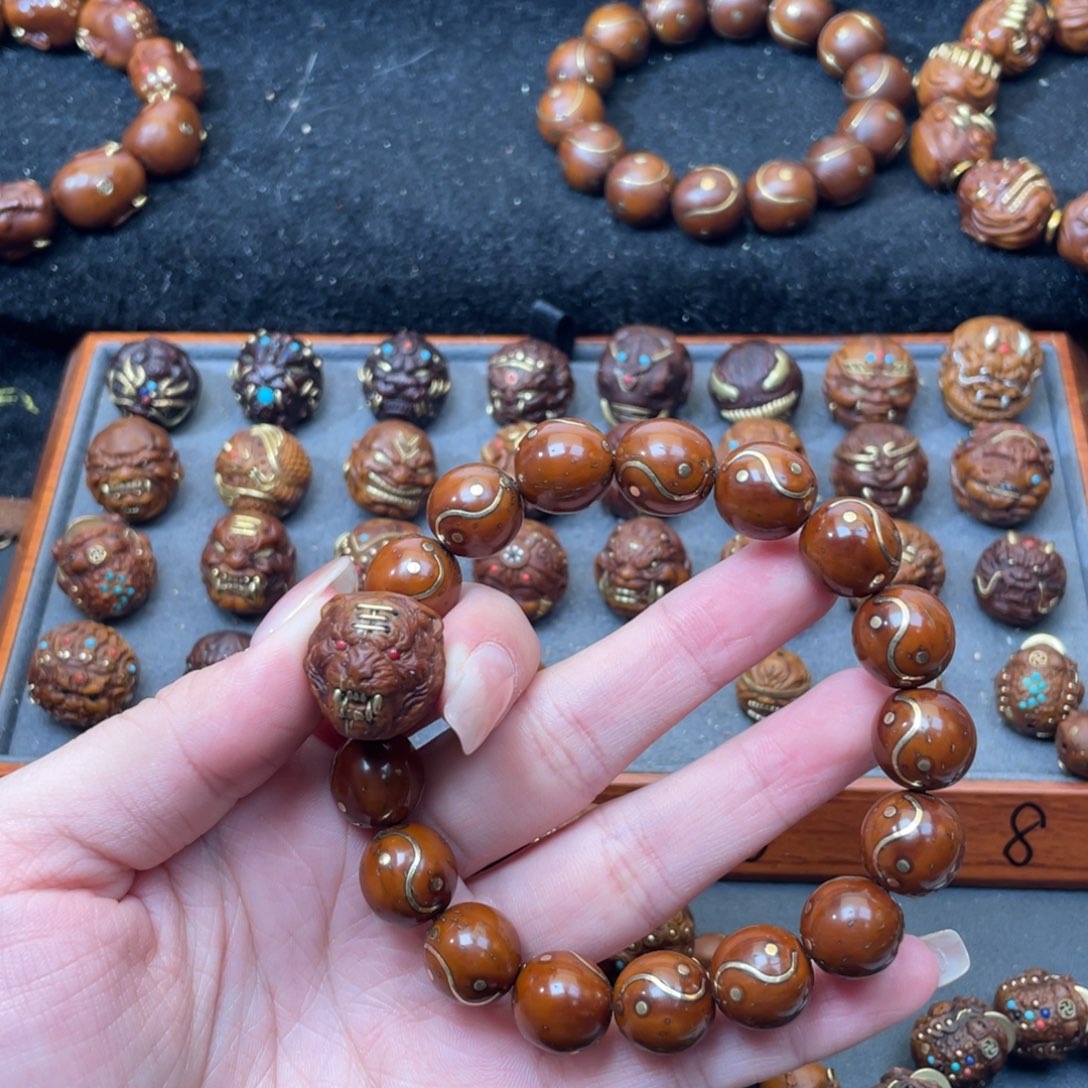 讷***霖紫金鼠吊坠13太极球➕18虎头