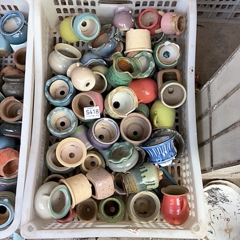 紫砂花盆418瑕疵品无售后瑕疵品