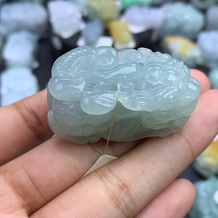 翡翠未镶嵌颈饰天然缅甸翡翠
