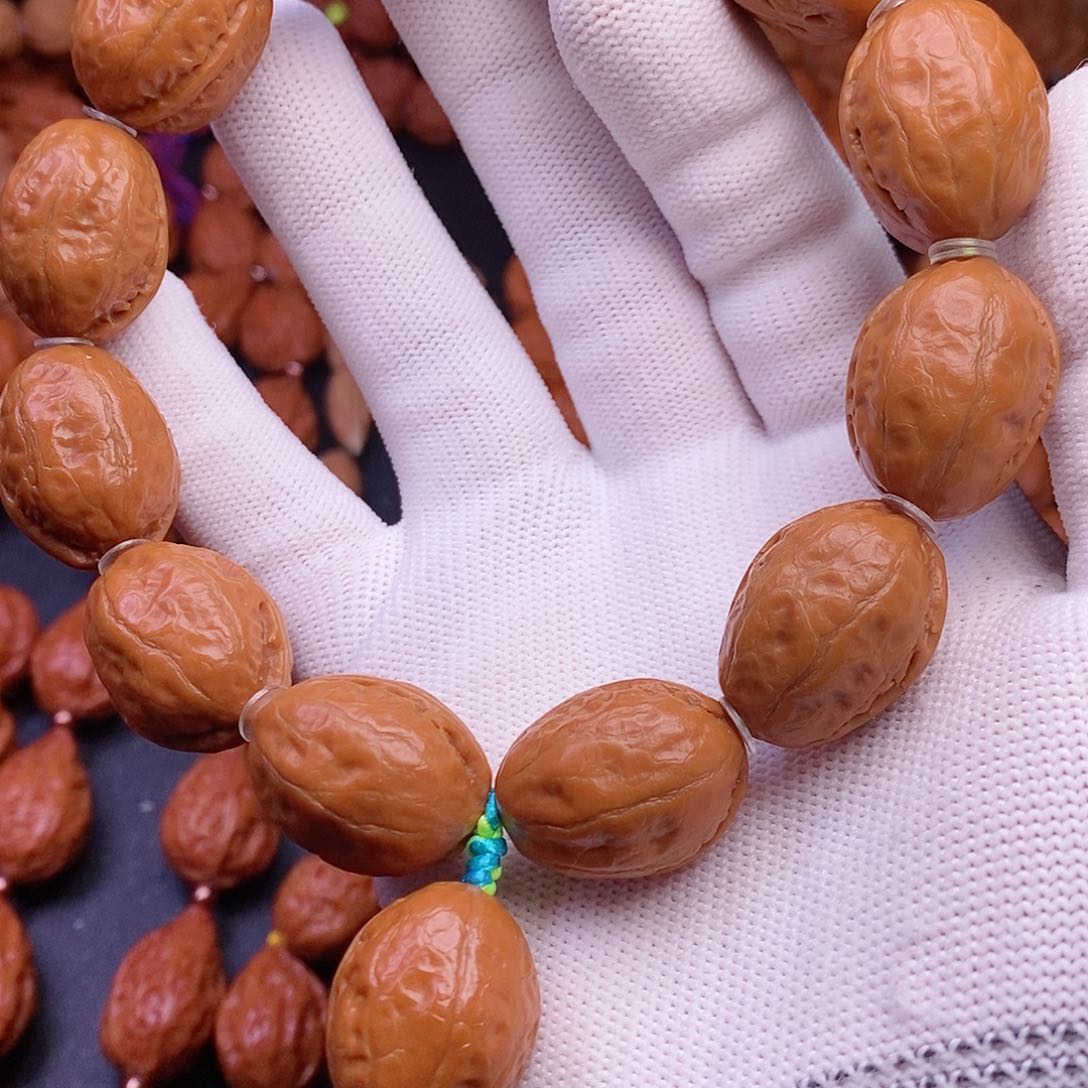 【闪购商品】文玩核桃吊坠油蜡皮小枣19