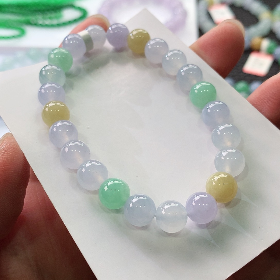 翡翠手链未镶嵌翡翠