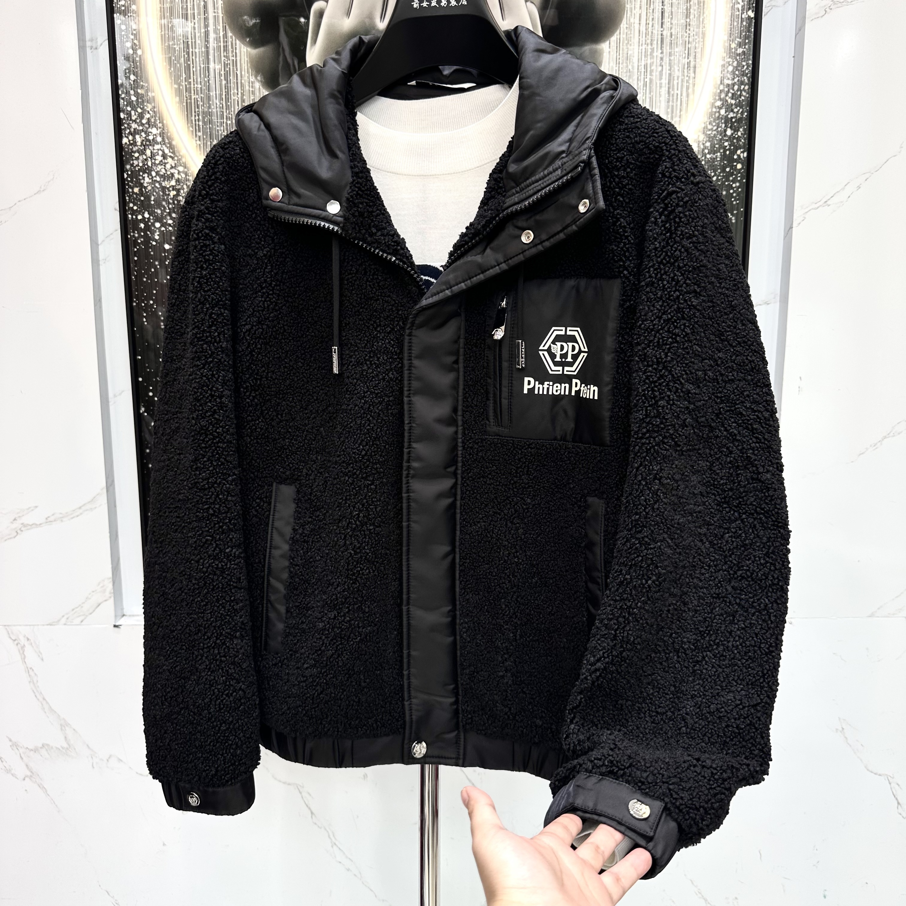 阔【PP外套】新款潮流秋冬季夹克外套休闲欧风男装百搭轻奢时尚8558