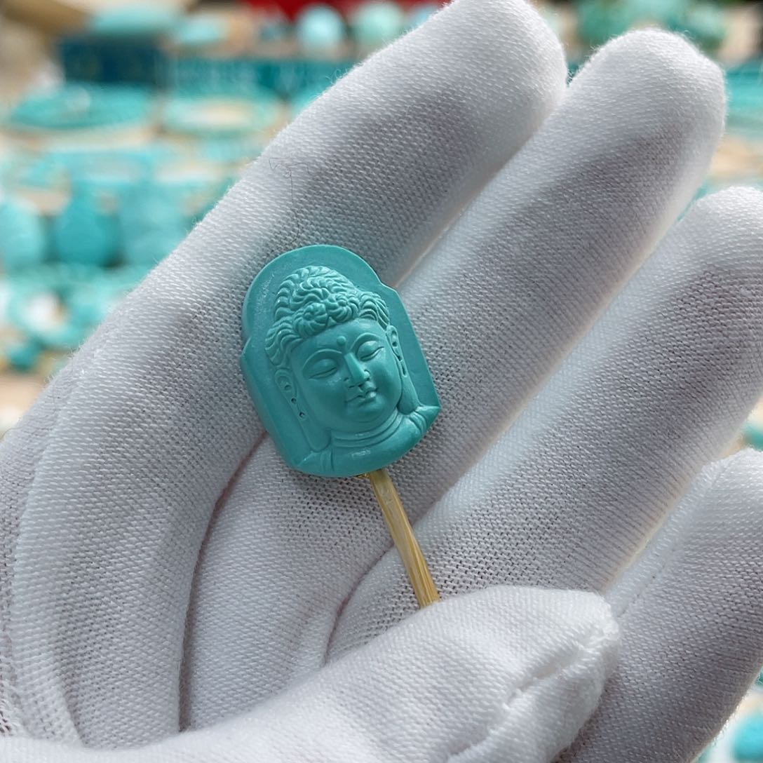 绿松石珠宝奇石未镶嵌