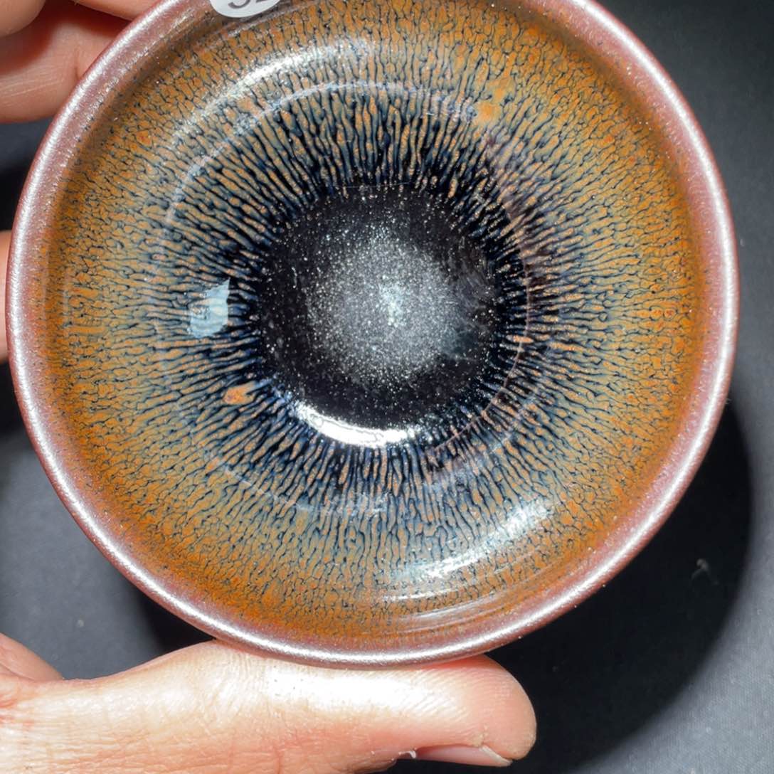 茶盏龙窑柴烧老黄甄选52