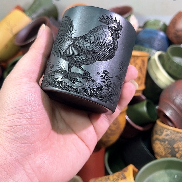 茶杯紫砂全手工紫砂主人杯