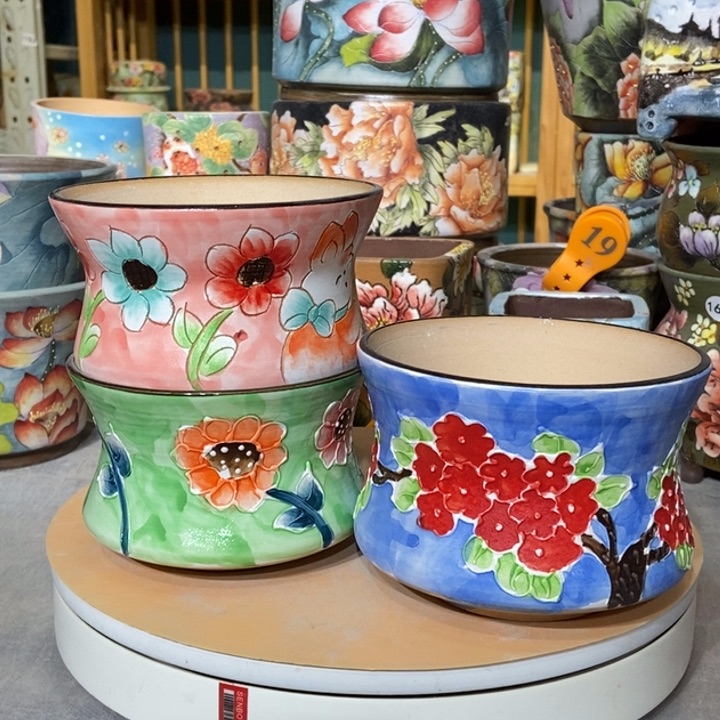 红陶景德镇艺术手绘作品