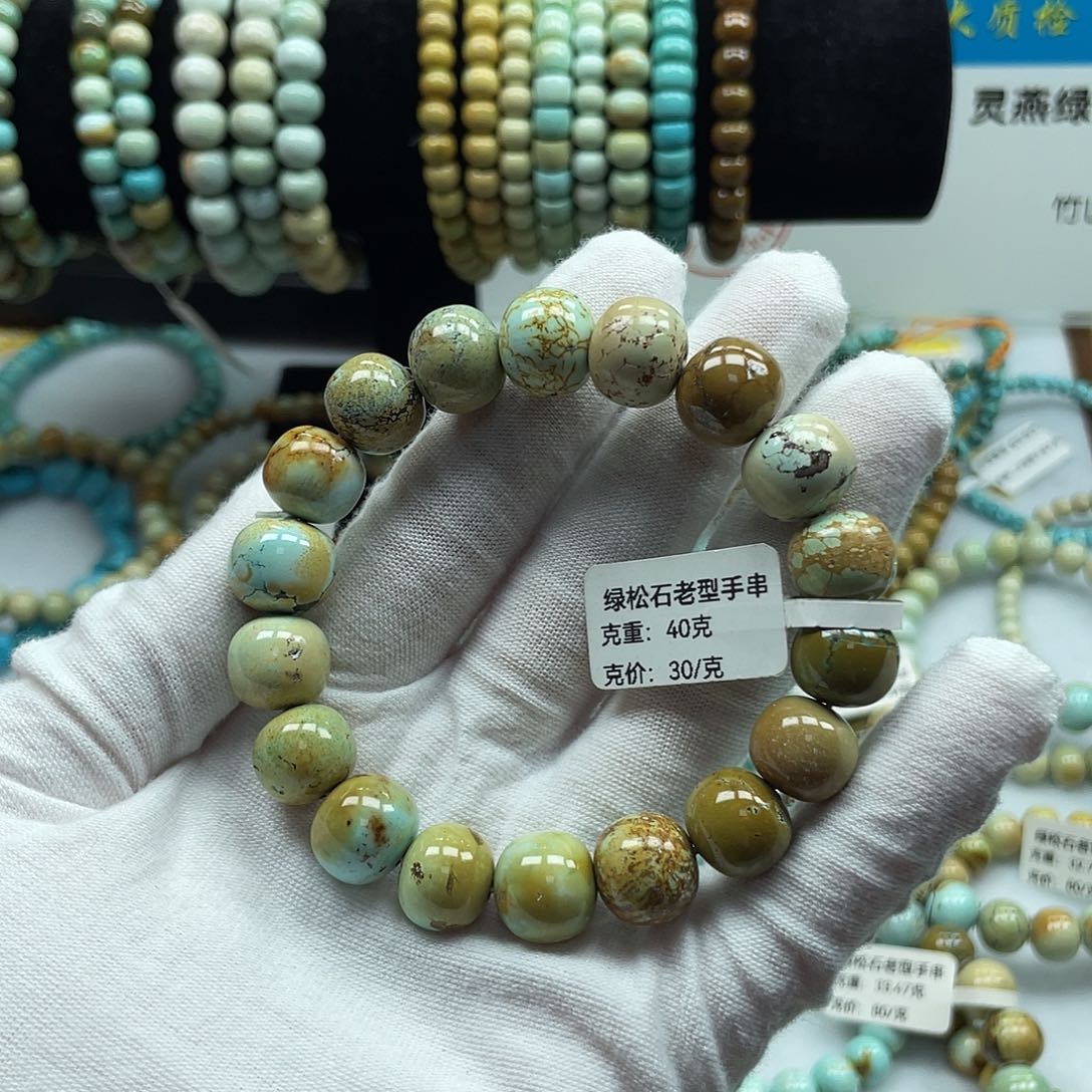 未镶嵌绿松石珠宝奇石