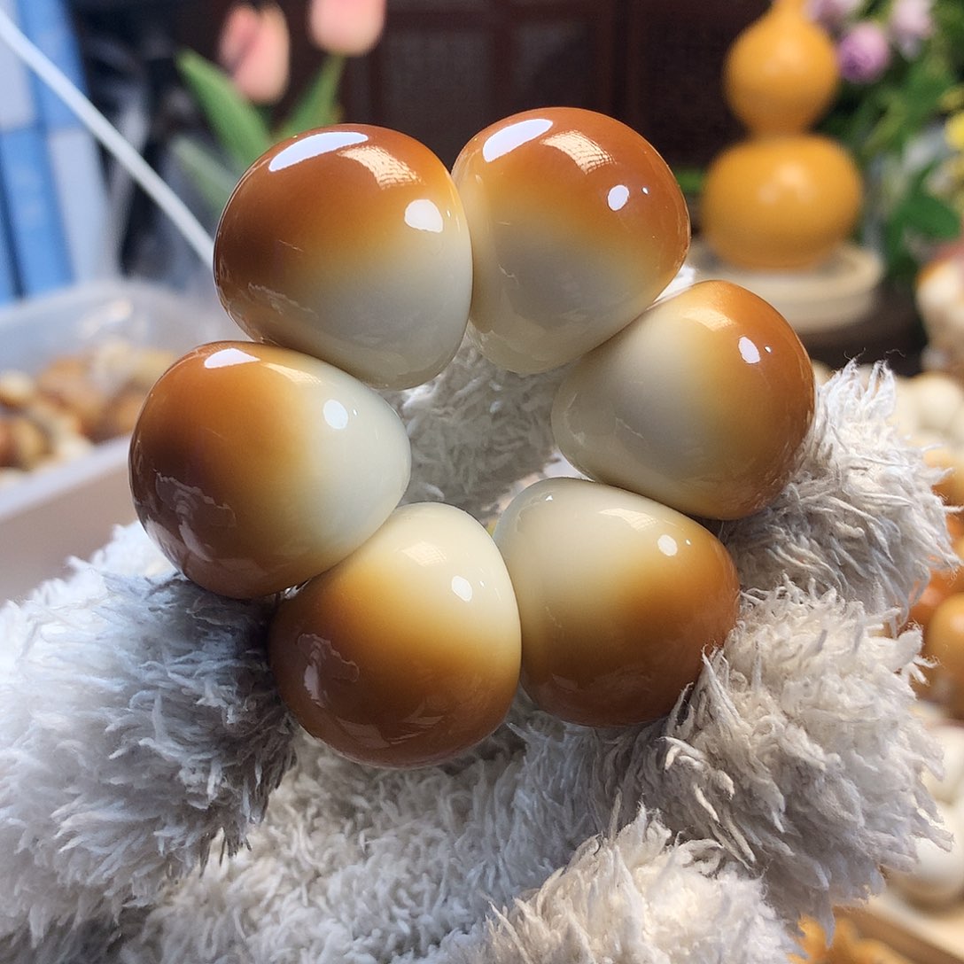 吊坠菩提根/象牙果焦糖山竹