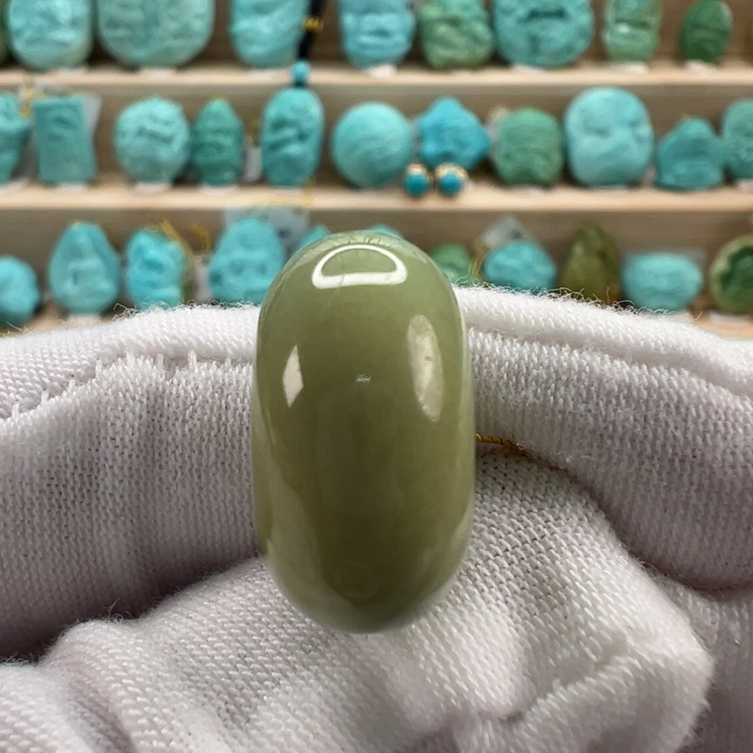 未镶嵌绿松石平安扣18.2x9.6mm