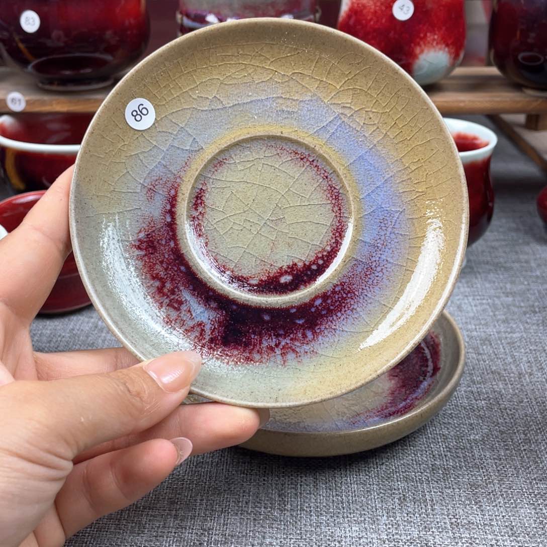 瓷片纯手工制作……微微瑕