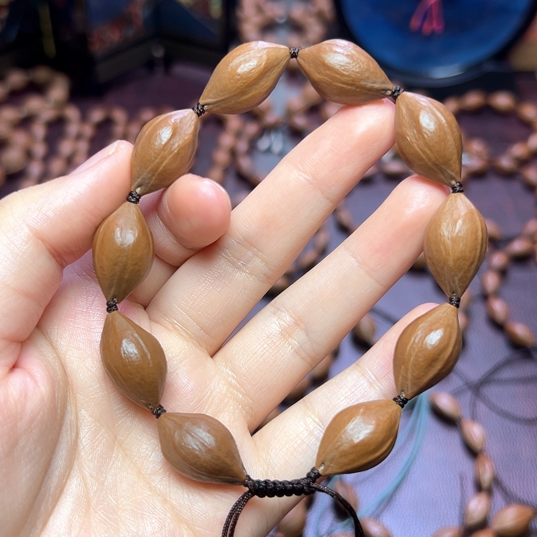 手串/手链橄榄核油 红皮 1.25 2.2左右