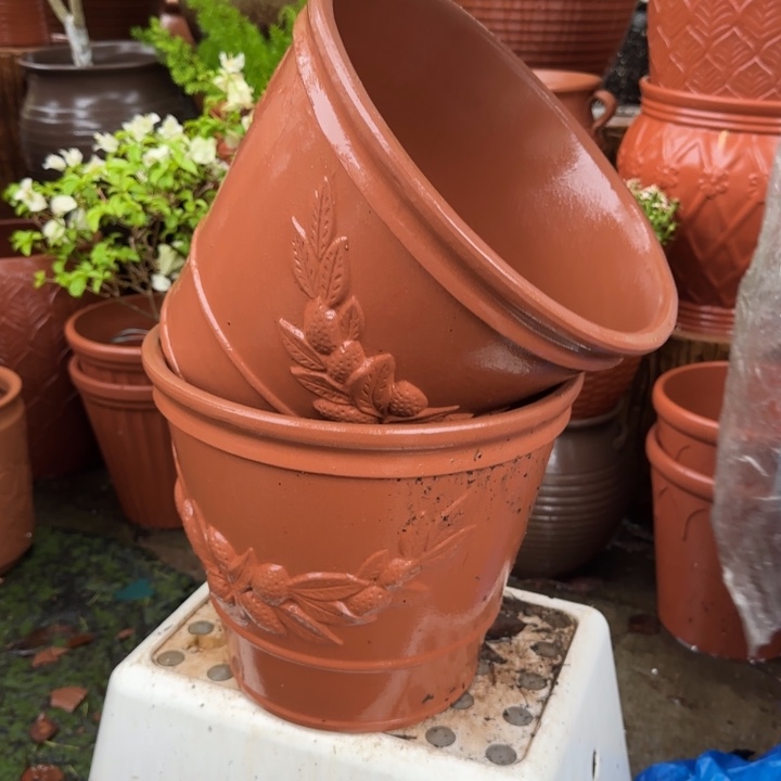 紫砂花瓶口30高26宜兴紫砂瑕疵粗糙花泥