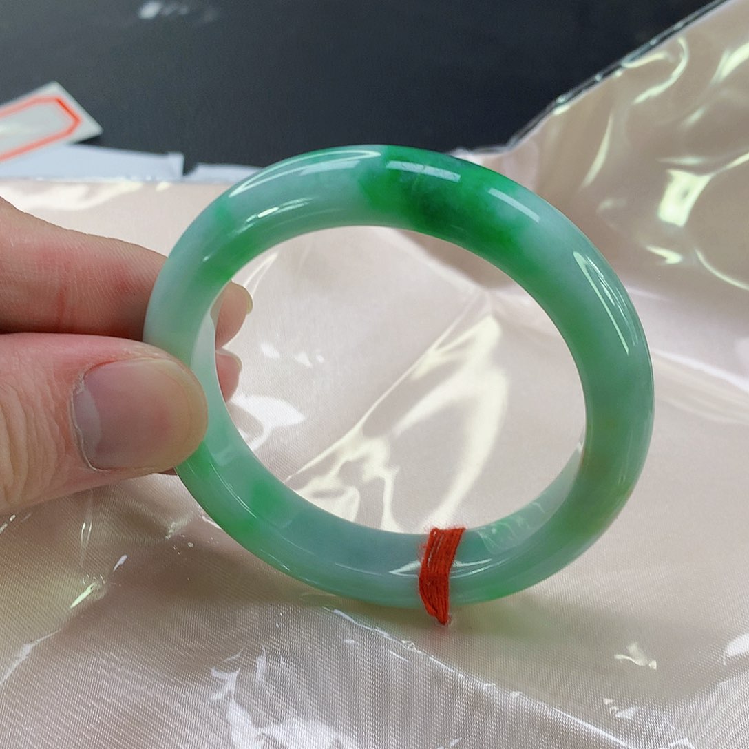 翡翠手镯未镶嵌050缅甸天然翡翠A货