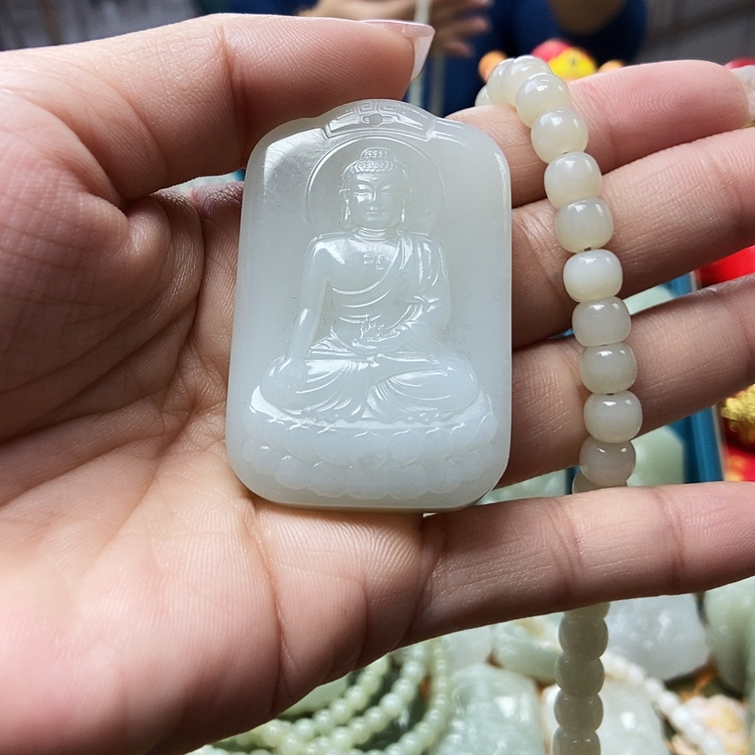 和田玉颈饰未镶嵌用****6