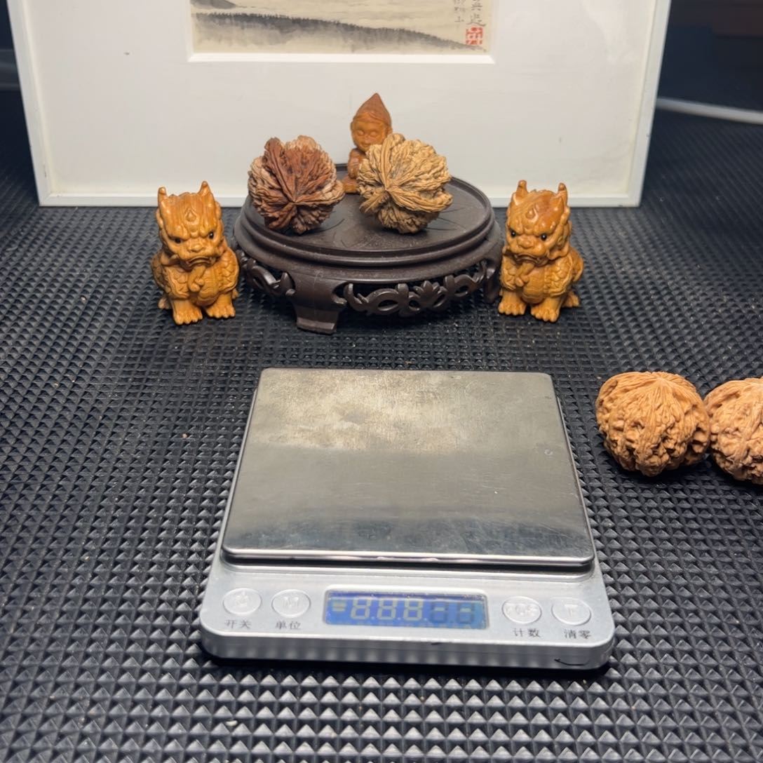 吊坠文玩核桃我****情