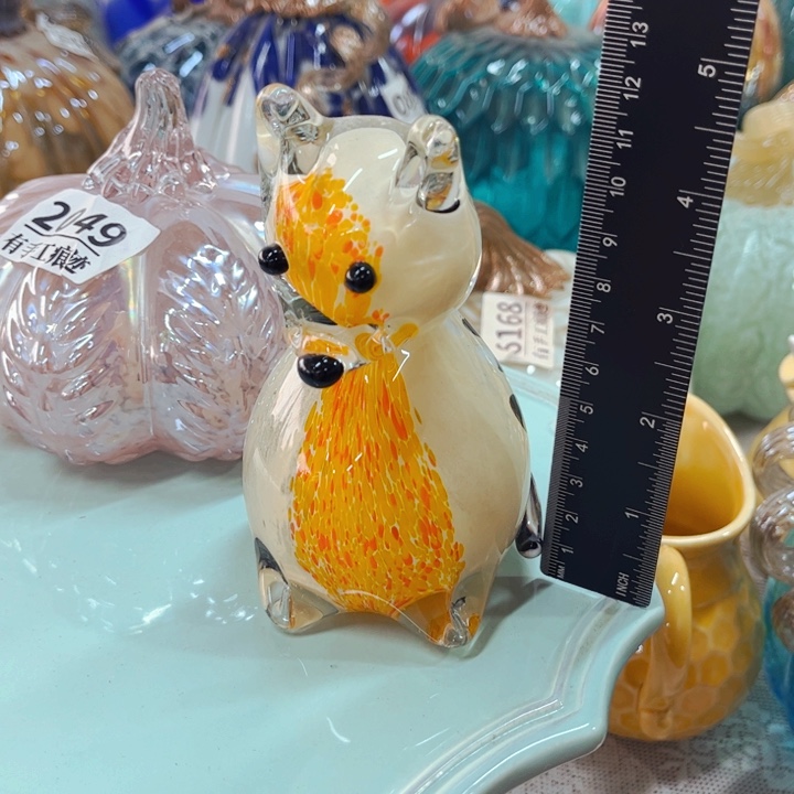 琉璃狗 家悦花瓶摆件