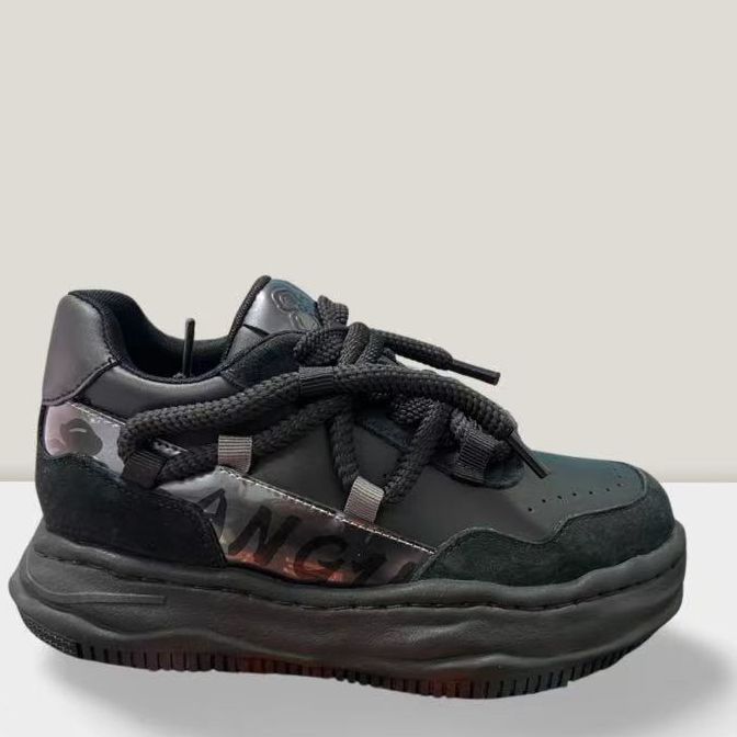 2025时尚黑武士保暖厚底脏辫女板鞋女5Z1-2051-13