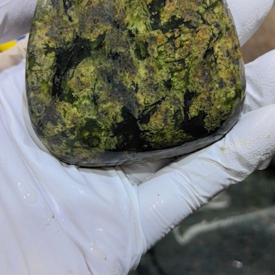 玄***刀藏玉药王石原石一个