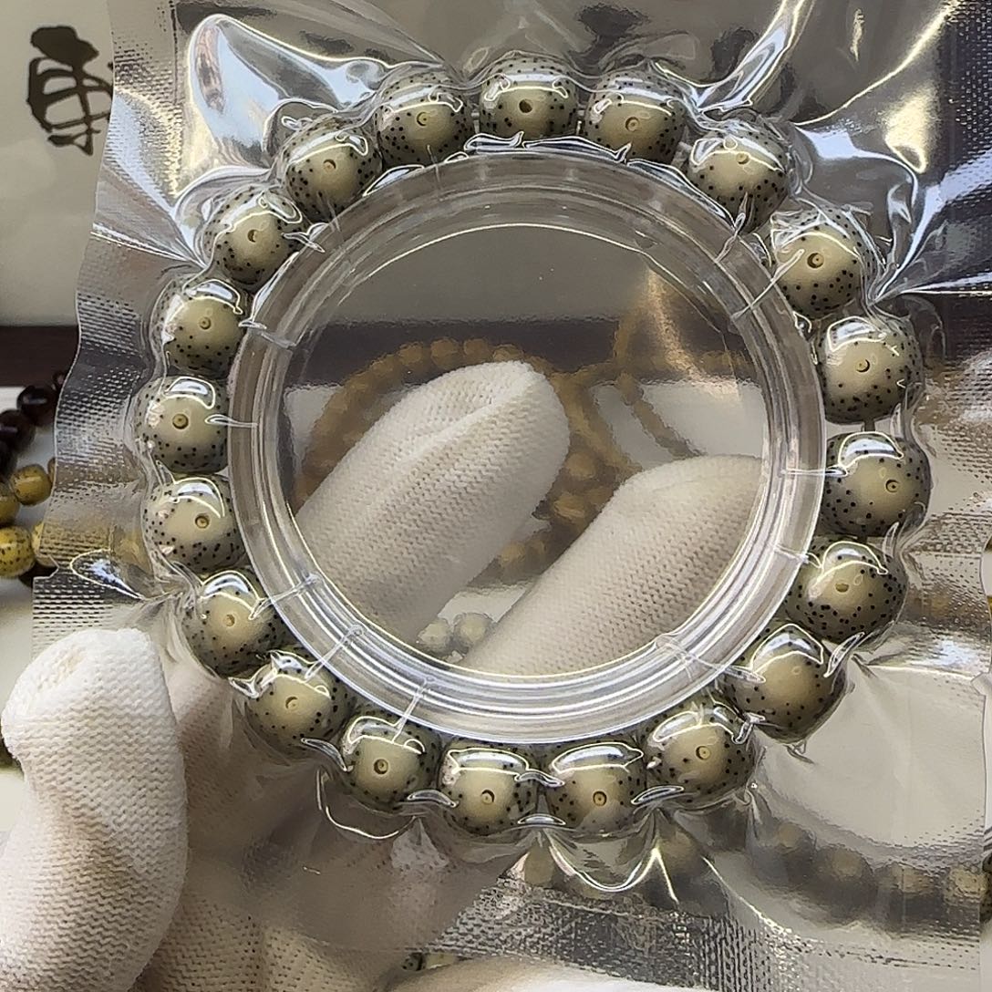 手串星月菩提卡11.5双留白散星