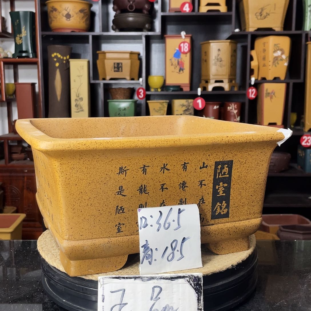 紫砂D-婉秋紫砂花盆