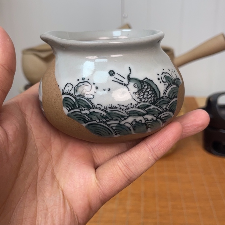 壶老段烧陶瓷茶器！