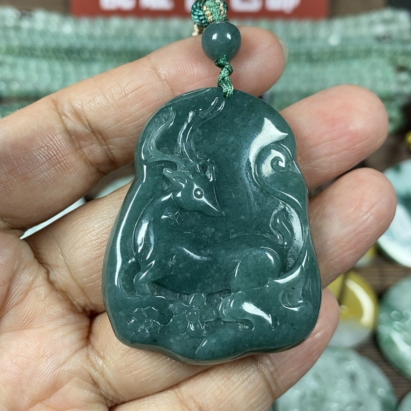 【闪购商品】翡翠颈饰未镶嵌玉吊坠翡翠玉一路有你一路相伴